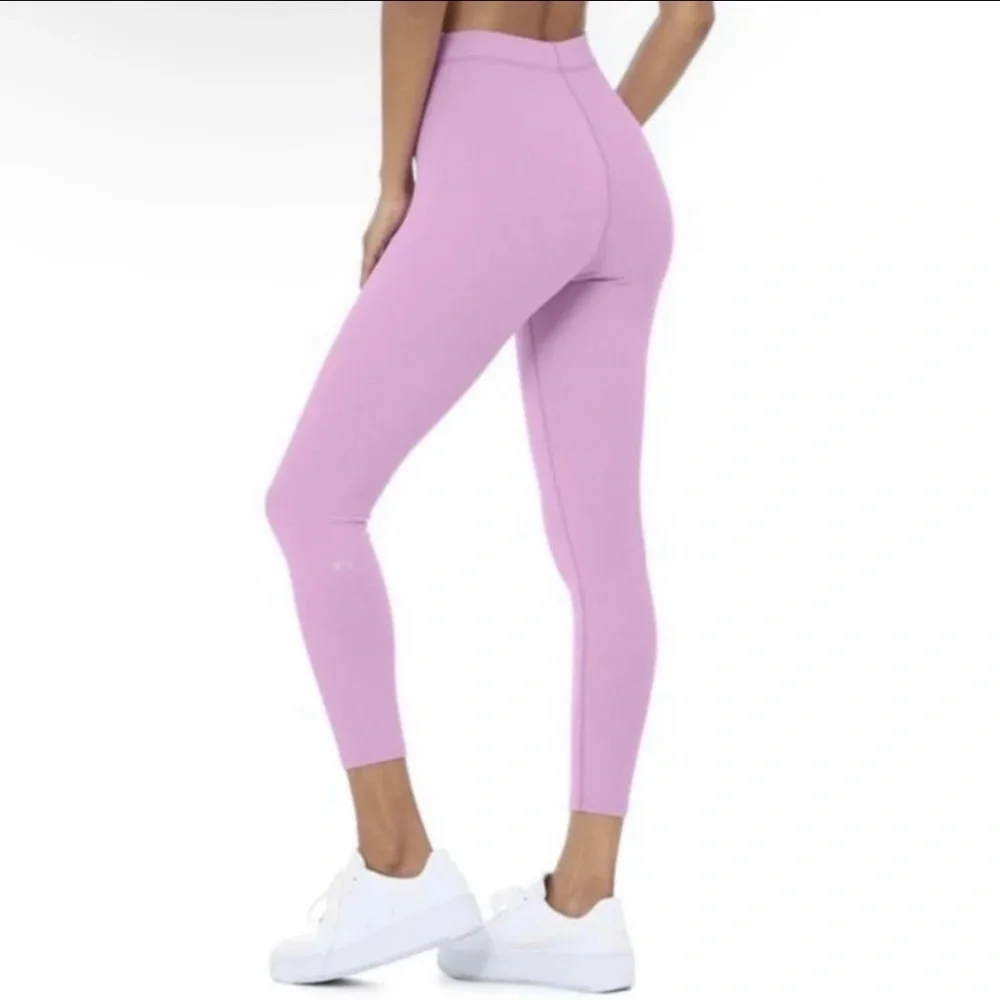 Alo Yoga Ribbed High-Waist 7/8 Blissful Legging